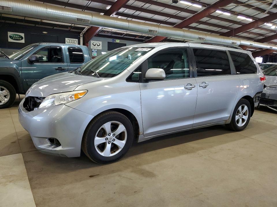 2012 Toyota Sienna VIN 5TDKK3DC0CS240935 COPART salvage auction — REAR END, Ny - Cert Of Title-Rebuilt Salvage (P), sold $2,900 on 2026-07-03 (photo 1)