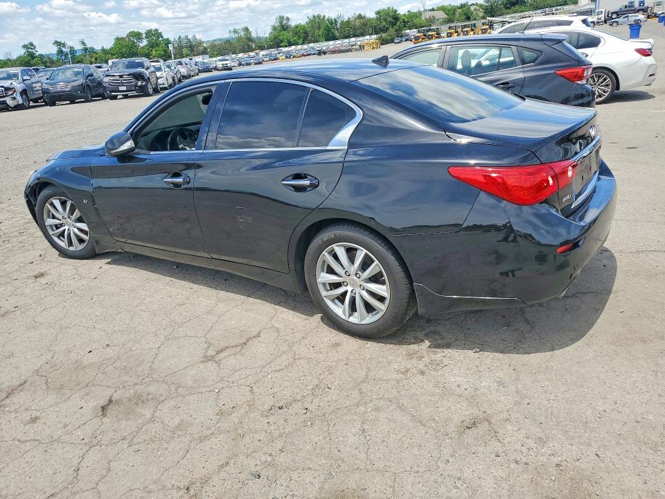 2014 Infiniti Q50 VIN JN1BV7AR3EM701070 COPART salvage auction — FRONT END, Pa - Certificate Of Salvage, sold $975 on 2026-07-07 (photo 2)
