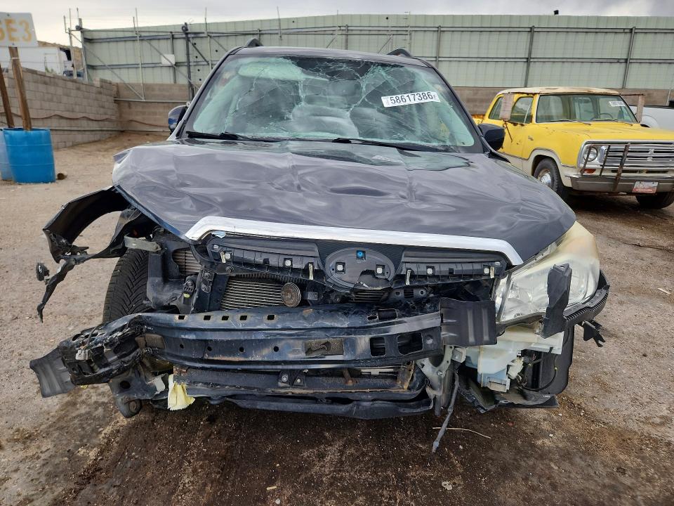 2014 Subaru Forester VIN JF2SJAJC5EH525845 COPART salvage auction — FRONT END, Nm - Cert Of Title-Salvage, sold $450 on 2026-07-09 (photo 5)
