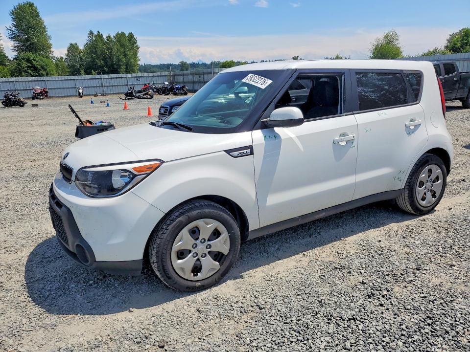 2015 Kia Soul VIN KNDJN2A27F7117740 COPART salvage auction — VANDALISM, Wa - Bill Of Sale, sold $1,150 on 2026-07-06 (photo 1)