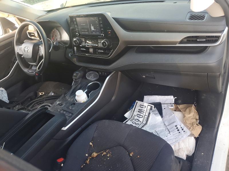 2022 Toyota Highlander VIN 5TDCZRAH6NS123611 COPART salvage auction — SIDE, Mi - Dealer Only Clean Title, sold $14,800 on 2026-07-24 (photo 8)