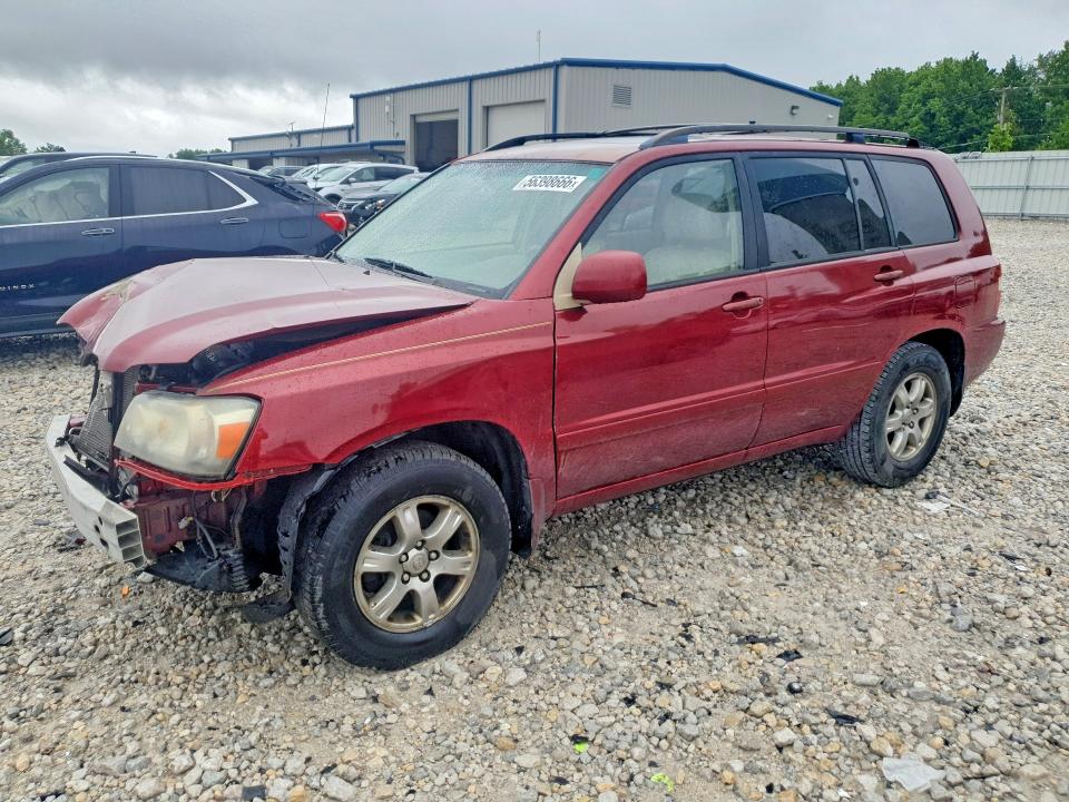 2006 Toyota Highlander VIN JTEDP21A860114025 COPART salvage auction — FRONT END, Mi - Certificate Of Title, sold $525 on 2026-07-02 (photo 1)