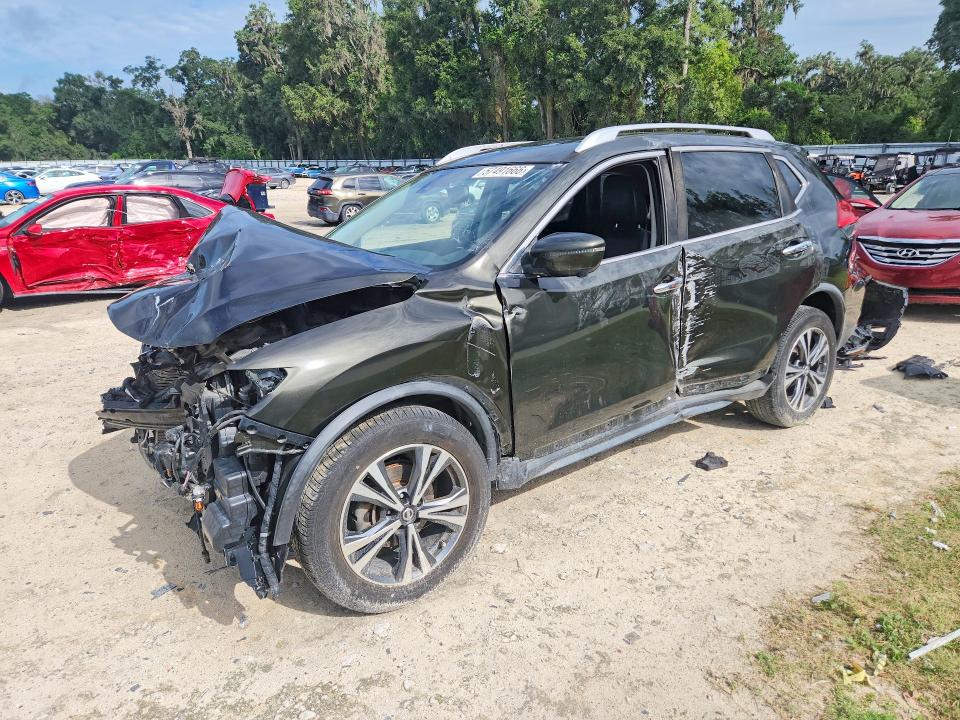 2017 Nissan Rogue VIN JN8AT2MV7HW250930 COPART salvage auction — FRONT END, Salvage Title, sold $950 on 2026-07-14 (photo 1)