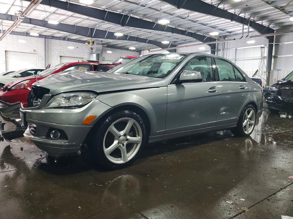 2009 Mercedes-benz C-klasse VIN WDDGF81XX9F204487 COPART salvage auction — FRONT END, Mn - Cert Of Title-Prior Salvage, sold $475 on 2026-08-18 (photo 1)