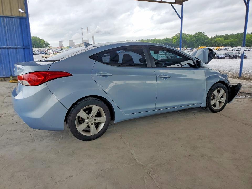 2011 Hyundai Elantra VIN KMHDH4AE5BU086148 COPART salvage auction — FRONT END, Ga - Cert Of Title-Salvage, sold $500 on 2026-07-30 (photo 3)