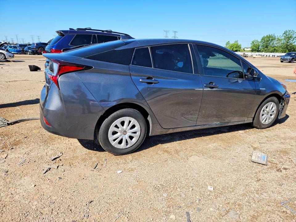2019 Toyota Prius VIN JTDKARFU7K3089071 COPART salvage auction — FRONT END, Il - Salvage Certificate, sold $775 on 2026-07-28 (photo 3)
