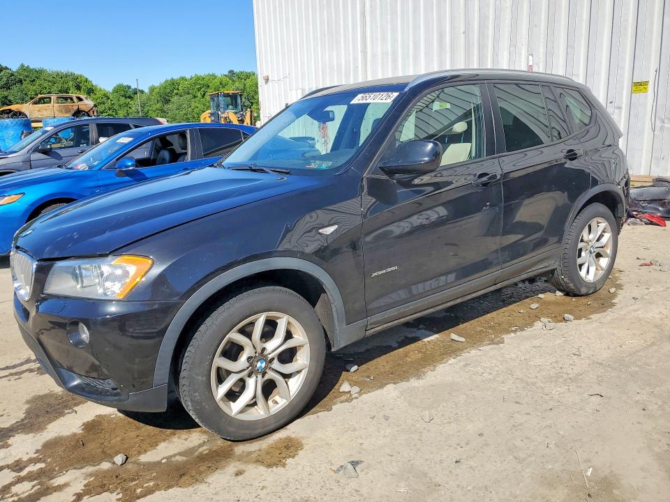 2013 BMW X3 VIN 5UXWX7C57DL981016 COPART salvage auction — REAR END, Pa - Certificate Of Salvage, sold $1,250 on 2026-07-08 (photo 1)