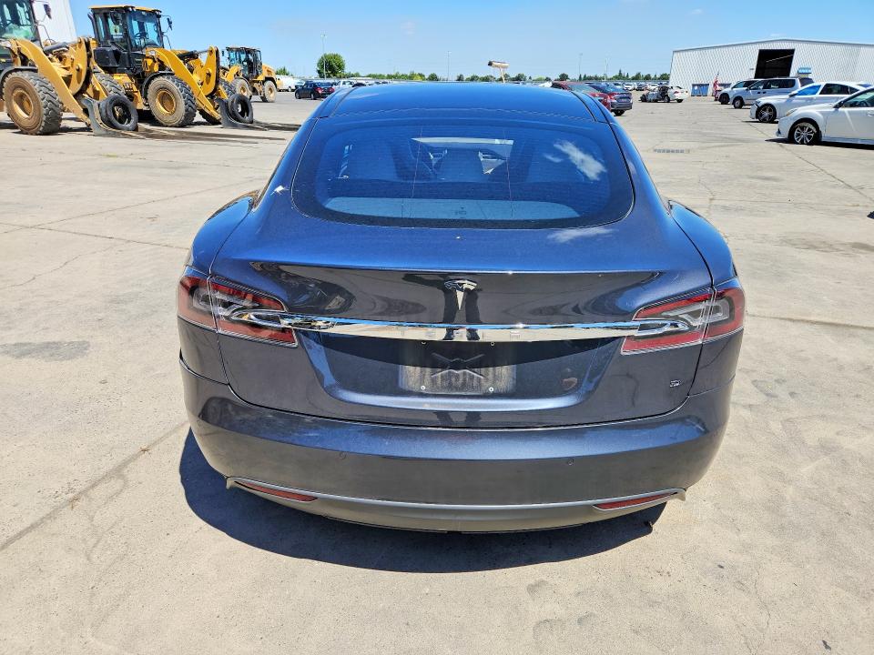 2015 Tesla Model s VIN 5YJSA1E29FF119696 COPART salvage auction — REAR END, Ca - Salvage Certificate, sold $4,800 on 2026-07-20 (photo 6)