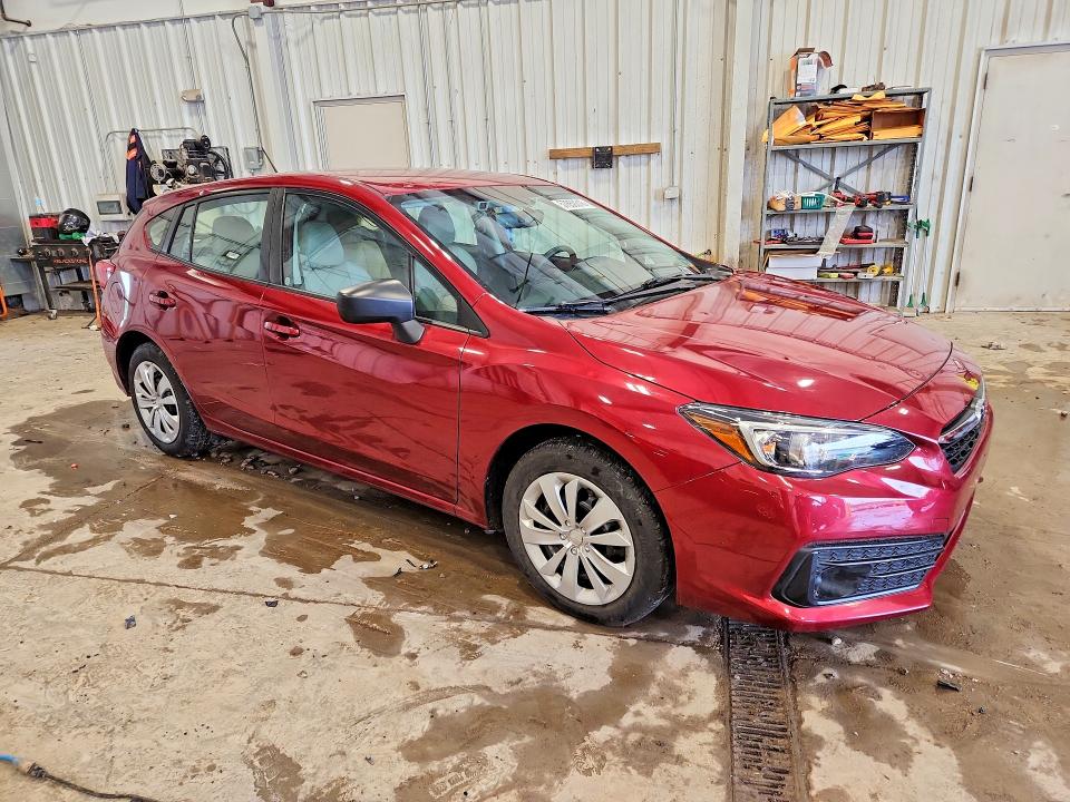 2023 Subaru Impreza VIN 4S3GTAB65P3710582 COPART salvage auction — HAIL, Wi - Salvage - Multiple Brands, sold $8,600 on 2026-07-27 (photo 4)