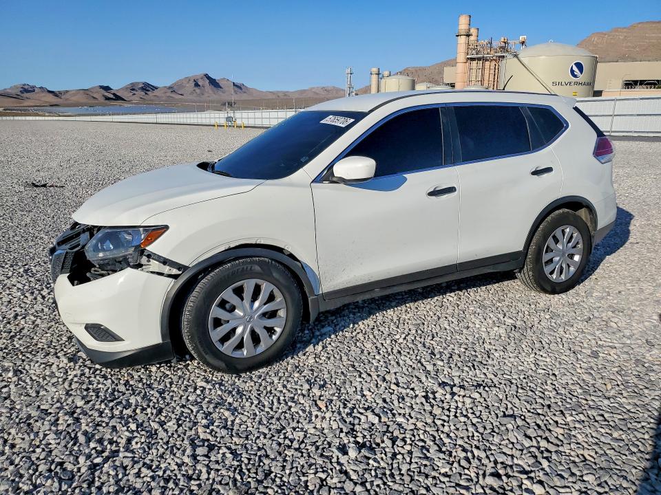 2016 Nissan Rogue VIN JN8AT2MT7GW023217 COPART salvage auction — FRONT END, Nv - Salvage Title, sold $1,900 on 2026-07-08 (photo 1)