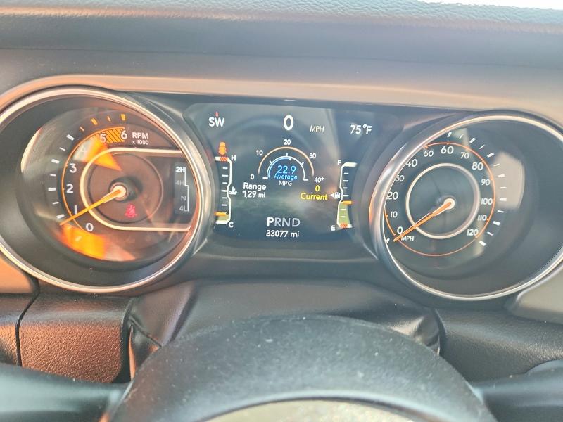 2022 Jeep Wrangler / VIN 1C4HJXDM7NW240818 COPART salvage auction — MINOR DENT/SCRATCHES, Il - Certificate Of Title, sold $22,750 on 2026-07-02 (photo 9)