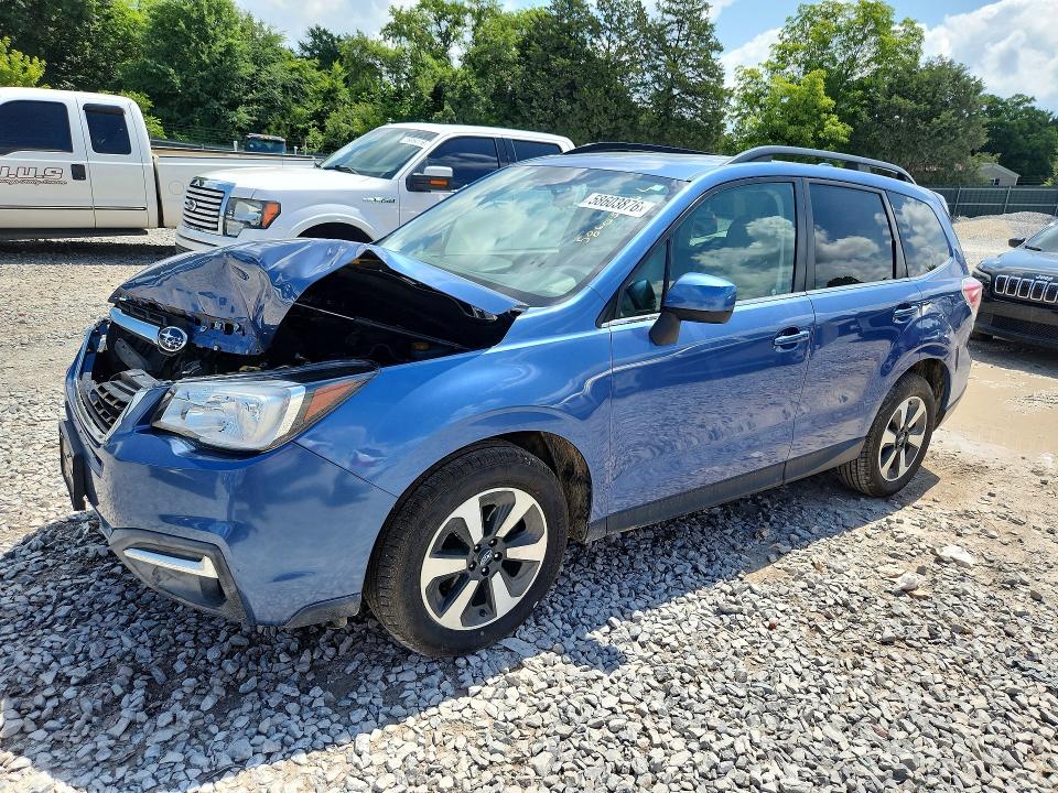 2018 Subaru Forester VIN JF2SJAJC0JH546676 COPART salvage auction — FRONT END, Tn - Salvage Certificate, sold $4,250 on 2026-07-07 (photo 1)
