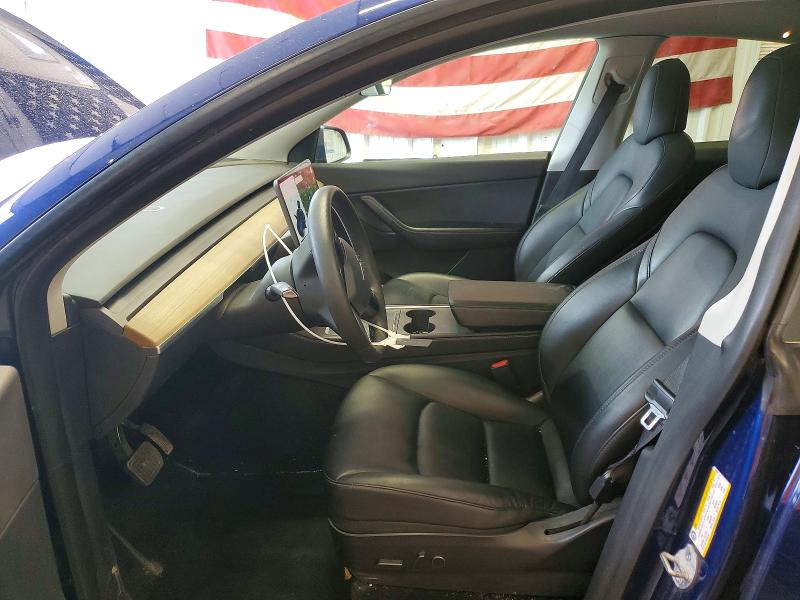 2021 Tesla Model y VIN 5YJYGDEE3MF255985 COPART salvage auction — SIDE, Me - Cert Of Title-Salvage Collisio, sold $6,500 on 2026-07-09 (photo 7)