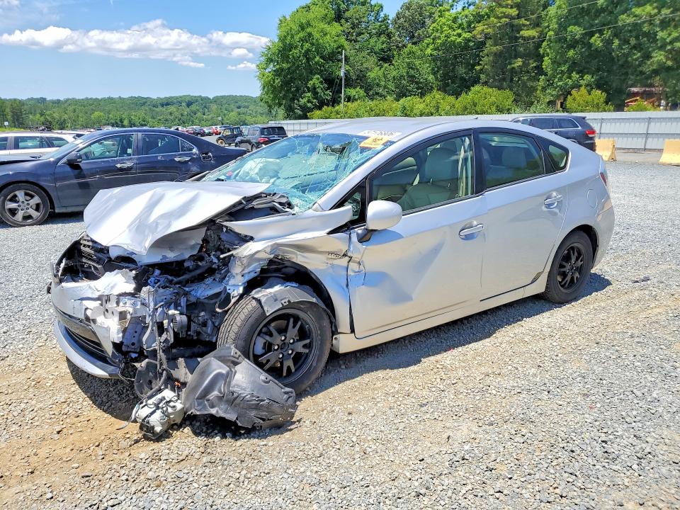2012 Toyota Prius VIN JTDKN3DUXC0336221 COPART salvage auction — FRONT END, Nc - Salvage Certificate Of Title, sold $375 on 2026-07-16 (photo 1)