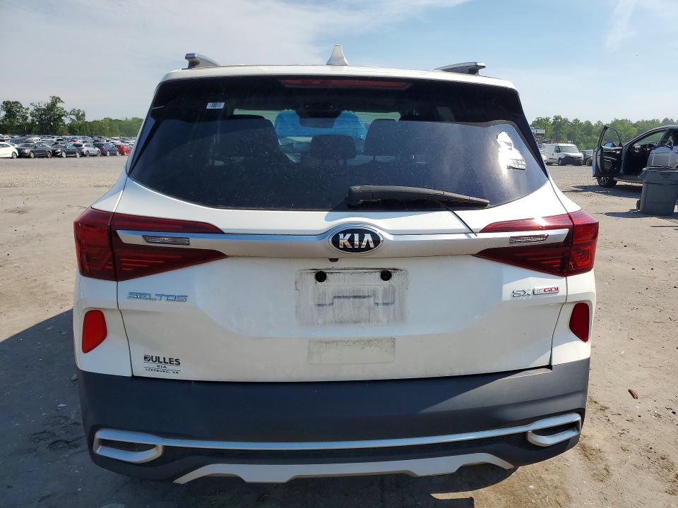 2021 Kia Seltos VIN KNDETCA23M7106602 COPART salvage auction — FRONT END, Va - Cert Of Title - Salvage, sold $3,100 on 2026-07-15 (photo 6)