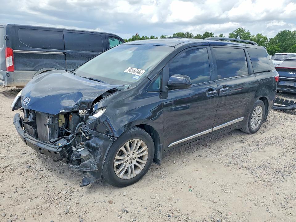 2015 Toyota Sienna VIN 5TDYK3DC1FS673436 COPART salvage auction — FRONT END, TX - SALVAGE VEHICLE TITLE, sold $275 on 2026-07-21 (photo 1)