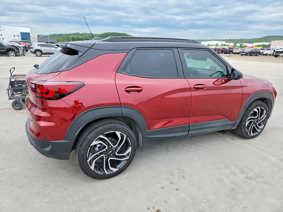 2025 Chevrolet VIN KL79MTSLXSB068086 COPART salvage auction — HAIL, Ok - Cert Of Title-Salvage, sold $8,600 on 2026-07-15 (photo 3)