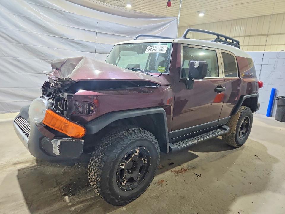 2007 Toyota Fj cruiser VIN JTEBU11F970091572 COPART salvage auction — FRONT END, Me - Cert Of Title-Salvage Collisio, sold $3,150 on 2026-07-14 (photo 1)
