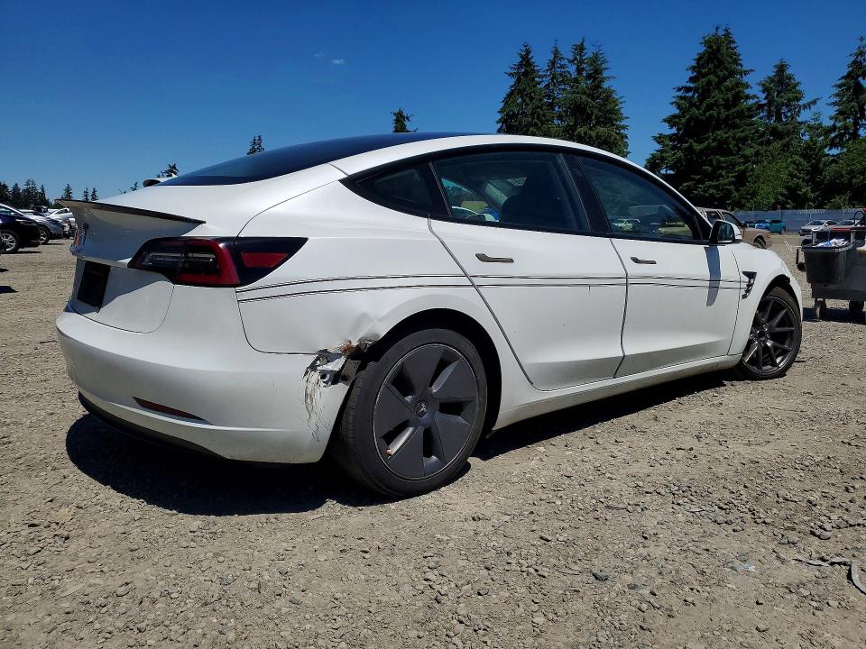 2023 Tesla Model 3 VIN 5YJ3E1EA5PF519045 COPART salvage auction — FRONT END, Wa - Vehicle Cert Of Ownership-Titl, sold $14,700 on 2026-07-24 (photo 3)
