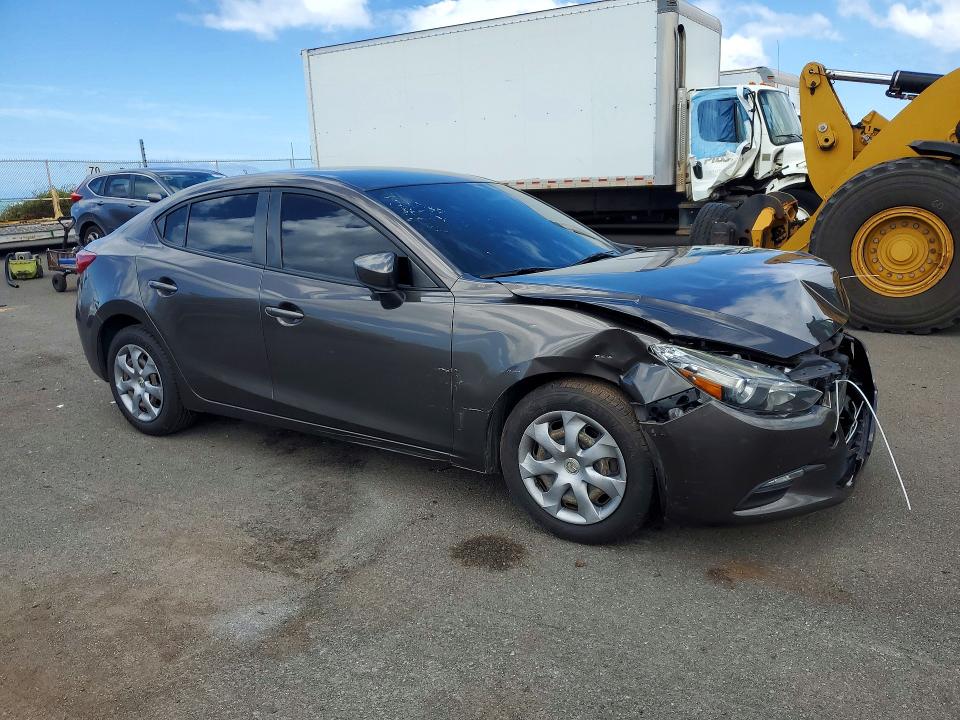 2017 Mazda 3 VIN JM1BN1U70H1120054 COPART salvage auction — FRONT END, HI - BILL OF SALE - PARTS ONLY, sold $775 on 2026-07-27 (photo 4)