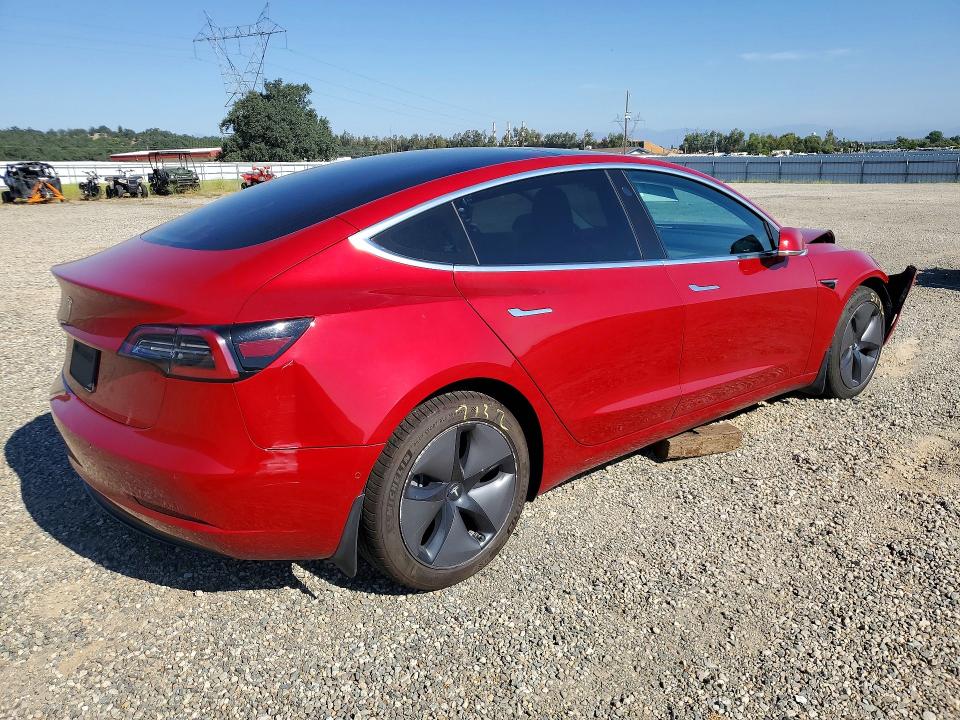 2019 Tesla VIN 5YJ3E1EA2KF298965 COPART salvage auction — FRONT END, CA - SALVAGE CERTIFICATE, sold $4,550 on 2026-07-31 (photo 3)