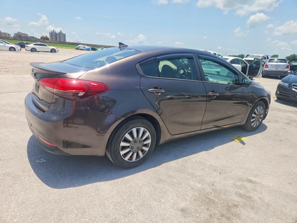 2018 Kia Forte VIN 3KPFK4A73JE185998 COPART salvage auction — WATER/FLOOD, La - Cert Of Title-Salvage Flood, sold $1,300 on 2026-07-22 (photo 3)