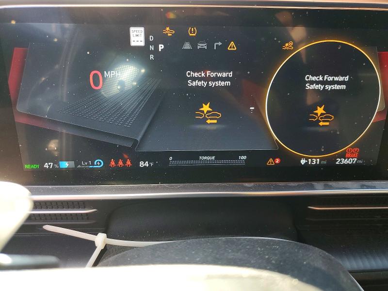 2025 Hyundai Ioniq 6 VIN KMHM34AC2SA093377 COPART salvage auction — FRONT END, Co - Salvage Title, sold $6,700 on 2026-07-28 (photo 9)