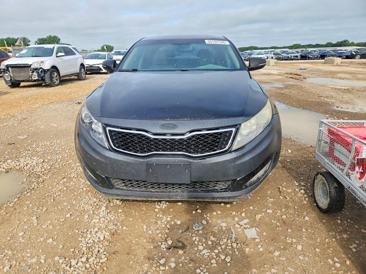 2012 Kia Optima VIN 5XXGN4A72CG062778 COPART salvage auction — Hail, KS - CERT OF TITLE-SALVAGE, sold $500 on 2026-07-09 (photo 5)