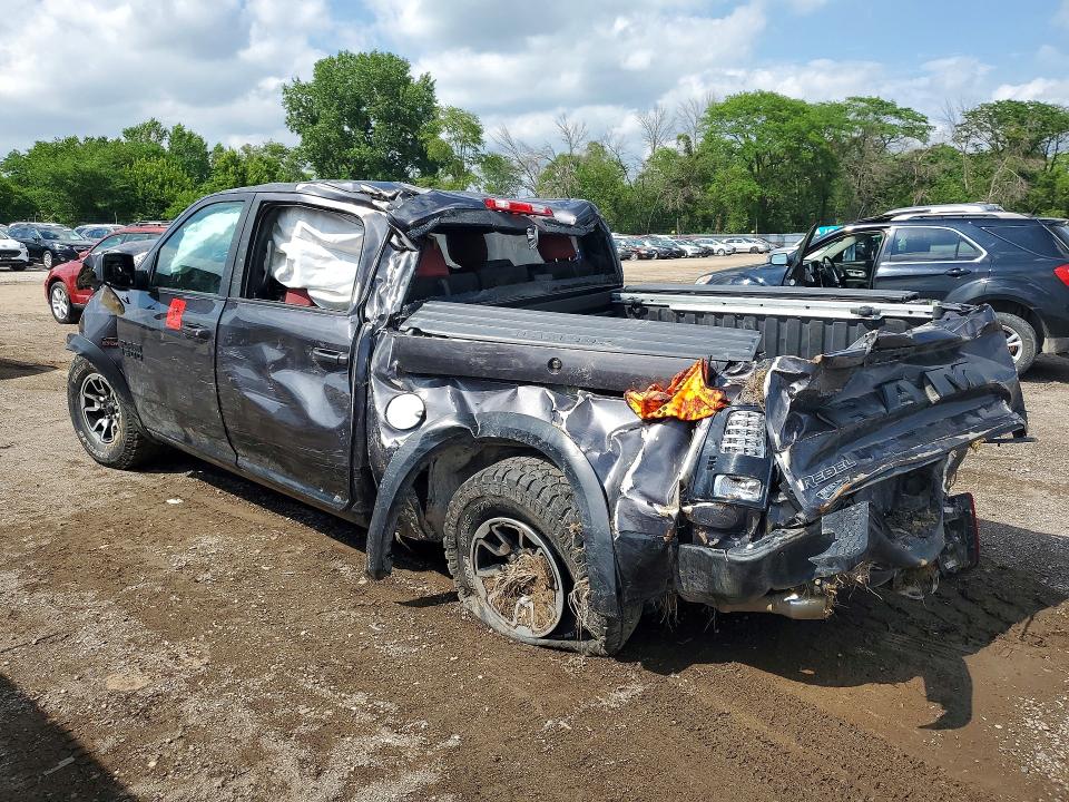 2017 Ram 1500 VIN 1C6RR7YT0HS810806 COPART salvage auction — ROLLOVER, Ia - Cert Of Title-Salvage Title, sold $2,050 on 2026-07-31 (photo 2)