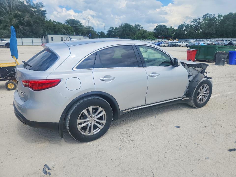 2014 Infiniti Qx70 VIN JN8CS1MU3EM451082 COPART salvage auction — FRONT END, Fl - Cert Of Title Slvg Rebuildable, sold $1,100 on 2026-07-07 (photo 3)