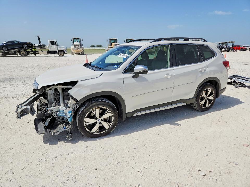 2021 Subaru Forester VIN JF2SKAXC9MH544109 COPART salvage auction — FRONT END, TX - SALVAGE VEHICLE TITLE (P), sold $7,900 on 2026-07-23 (photo 1)
