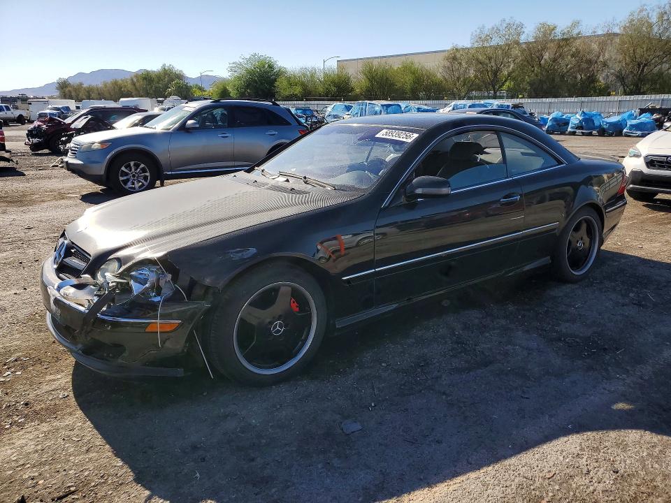2002 Mercedes-benz Cl-klasse VIN WDBPJ75J72A029657 COPART salvage auction — FRONT END, Nv - Salvage Title, sold $125 on 2026-07-07 (photo 1)