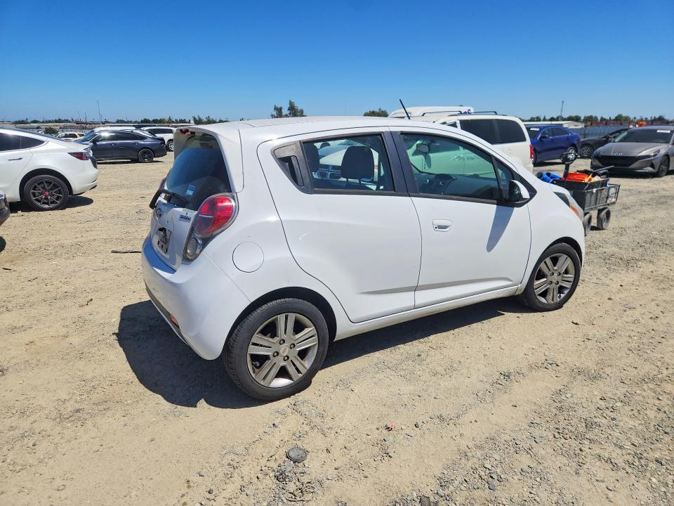 2014 Chevrolet Spark VIN KL8CD6S99EC534306 COPART salvage auction — FRONT END, CA - SALVAGE CERTIFICATE, sold $875 on 2026-07-02 (photo 3)