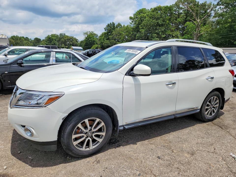 2013 Nissan Pathfinder VIN 5N1AR2MN2DC635944 COPART salvage auction — MINOR DENT/SCRATCHES, Al - Certificate Of Title (P), sold $275 on 2026-07-08 (photo 1)