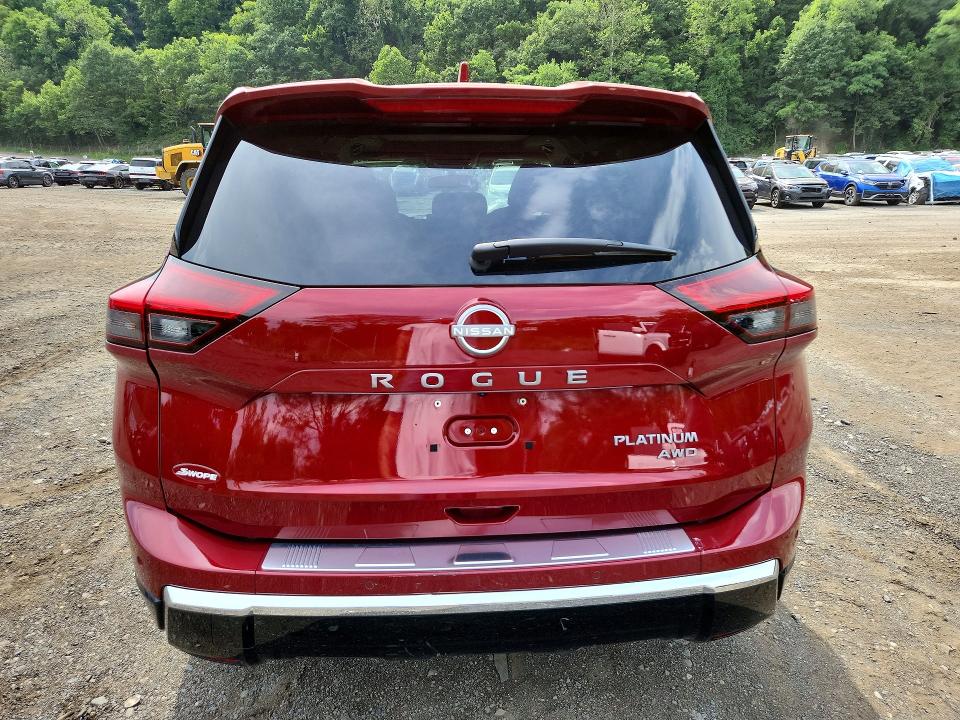 2025 Nissan Rogue VIN JN8BT3DDXSW472340 COPART salvage auction — FRONT END, Nj - Cert Of Title-Salvage, sold $5,200 on 2026-07-28 (photo 6)