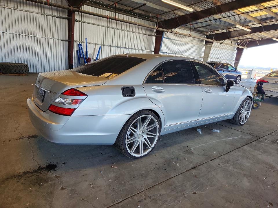 2007 Mercedes-benz S-klasse VIN WDDNG71X87A074783 COPART salvage auction — VANDALISM, Ca - Salvage Certificate, sold $675 on 2026-07-02 (photo 3)