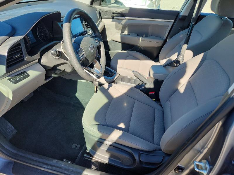 2019 Hyundai Elantra VIN KMHD84LF7KU869705 COPART salvage auction — FRONT END, Ut - Salvage Certificate, sold $3,900 on 2026-07-28 (photo 7)