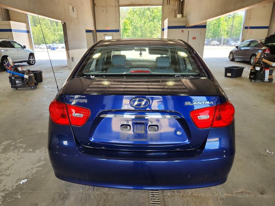 2007 Hyundai Elantra VIN KMHDU46D27U098373 COPART salvage auction — FRONT END, Va - Cert Of Title - Salvage, sold $225 on 2026-07-10 (photo 6)