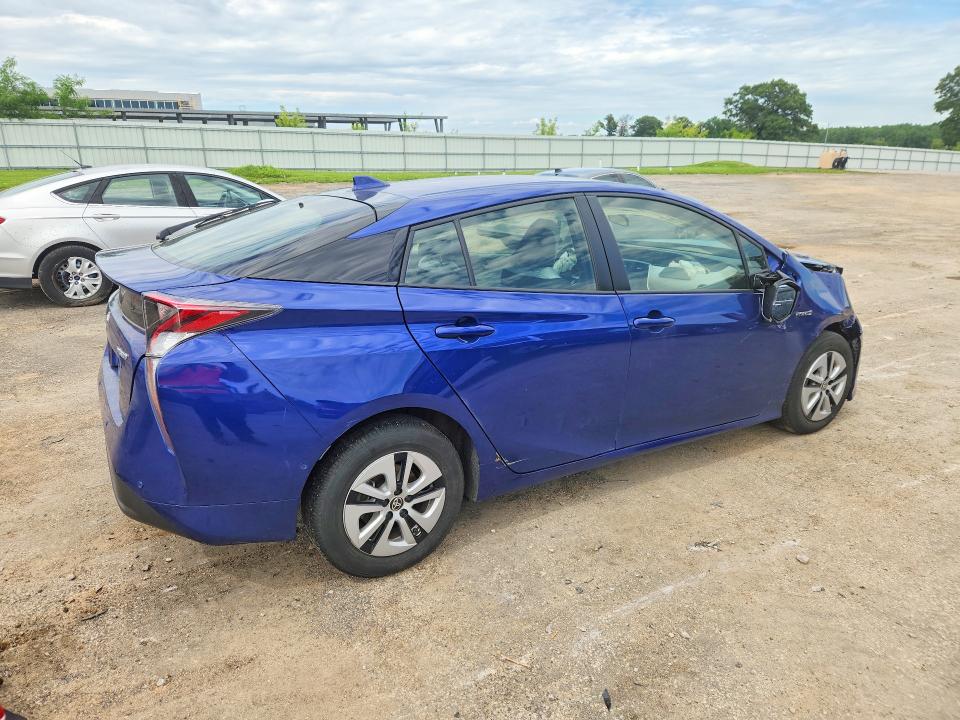 2018 Toyota Prius VIN JTDKBRFU3J3069881 COPART salvage auction — FRONT END, Wi - Junked Vehicle Bill Of Sale, sold $2,300 on 2026-07-07 (photo 3)