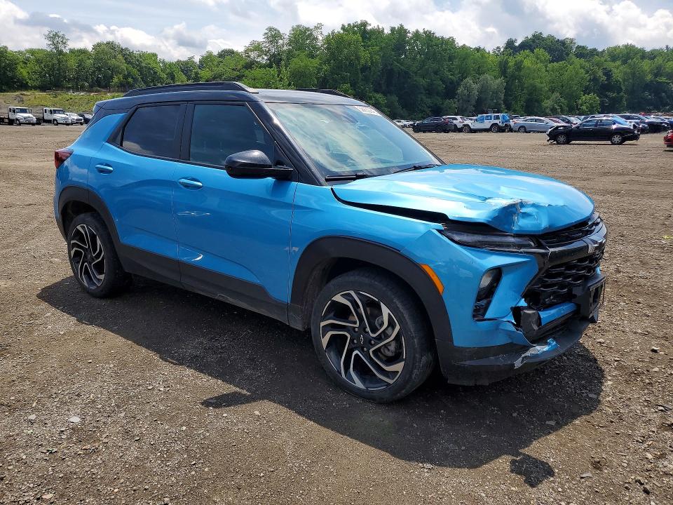 2025 Chevrolet Trailblazer VIN KL79MUSL1SB092086 COPART salvage auction — FRONT END, Ny - Mv-907A Salvage Certificate, sold $6,200 on 2026-07-23 (photo 4)