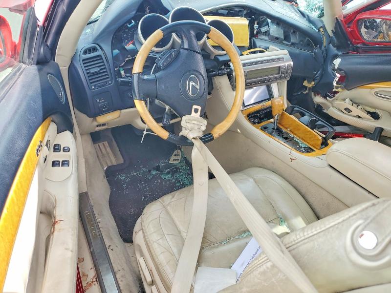 2005 Lexus Sc 430 VIN JTHFN48Y350064293 COPART salvage auction — SIDE, ID - SALVAGE CERTIFICATE OF TITLE, sold $1,000 on 2026-07-30 (photo 8)