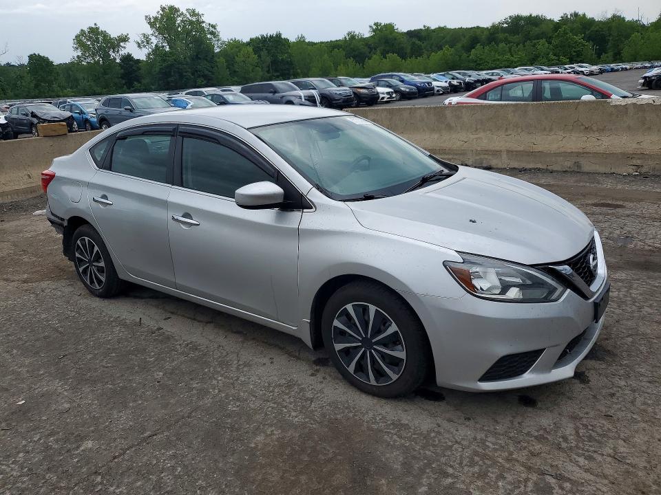 2017 Nissan Sentra VIN 3N1AB7AP5HY335813 COPART salvage auction — REAR END, NY - MV-907A SALVAGE CERTIFICATE, sold $675 on 2026-07-02 (photo 4)