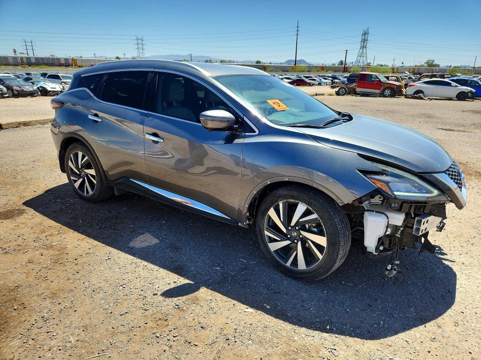 2022 Nissan Murano VIN 5N1AZ2CJXNC106953 COPART salvage auction — UNDERCARRIAGE, Az - Cert Of Title - Salvage, sold $3,000 on 2026-07-24 (photo 4)
