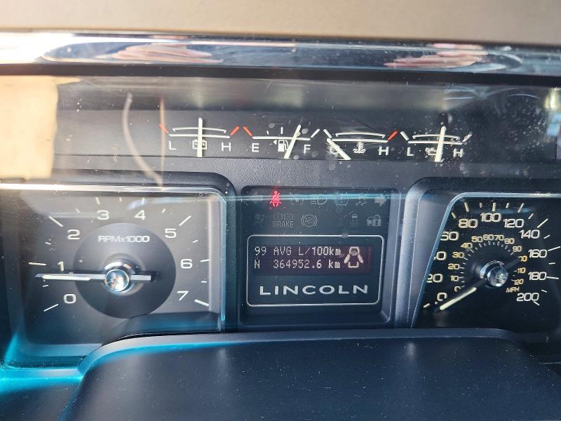 2012 Lincoln Navigator VIN 5LMJJ3J53CEL05733 COPART salvage auction — SIDE, Ab - Bos - Salvage, sold $700 on 2026-07-02 (photo 9)