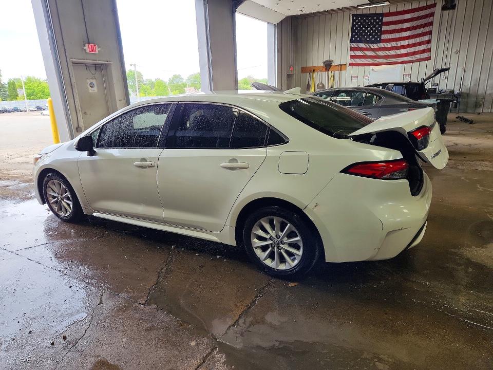 2020 Toyota Corolla VIN JTDFPRAE4LJ081412 COPART salvage auction — FRONT END, IN - CERTIFICATE OF TITLE, sold $7,100 on 2026-07-21 (photo 2)