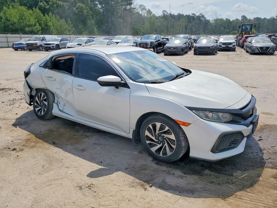 2017 Honda Civic VIN SHHFK7G21HU215709 COPART salvage auction — SIDE, Sc - Cert Of Title-Salvage, sold $3,400 on 2026-07-20 (photo 4)