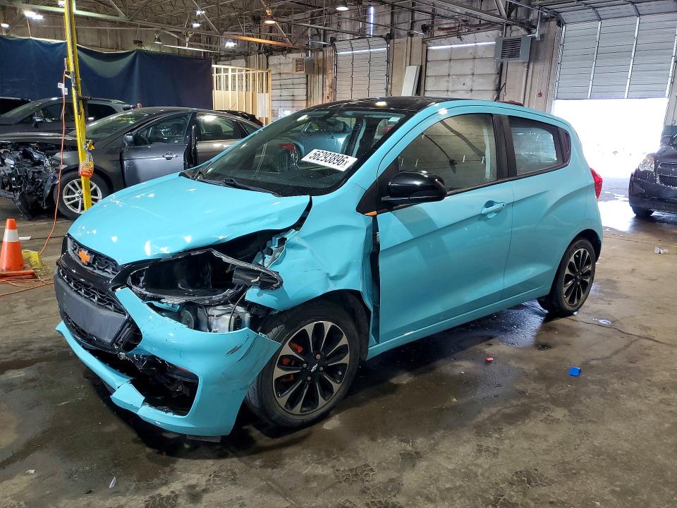 2022 Chevrolet VIN KL8CD6SA9NC018411 COPART salvage auction — FRONT END, Oh - Cert Of Title-Salvage, sold $1,250 on 2026-07-31 (photo 1)