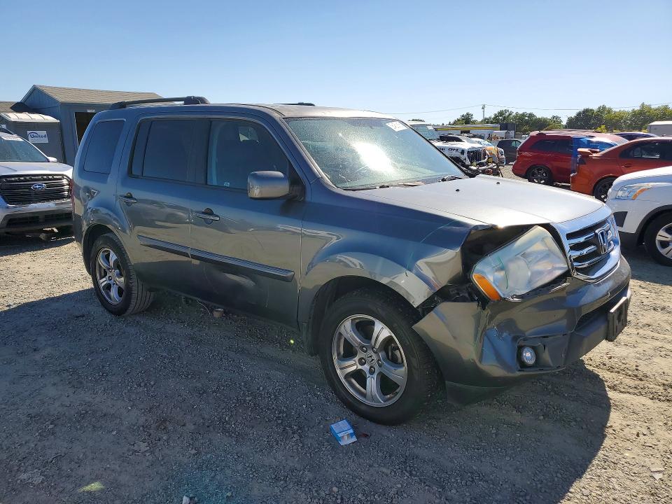 2013 Honda Pilot VIN 5FNYF4H50DB066550 COPART salvage auction — FRONT END, Ca - Salvage Certificate, sold $1,250 on 2026-07-02 (photo 4)