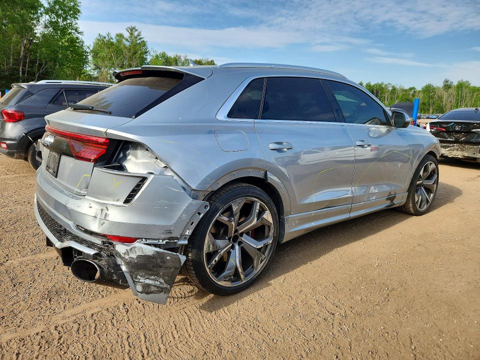 2023 Audi Rs q8 VIN WU1ARBF12PD037563 COPART salvage auction — SIDE, On - Permit Salvage, sold $58,500 on 2026-08-18 (photo 3)