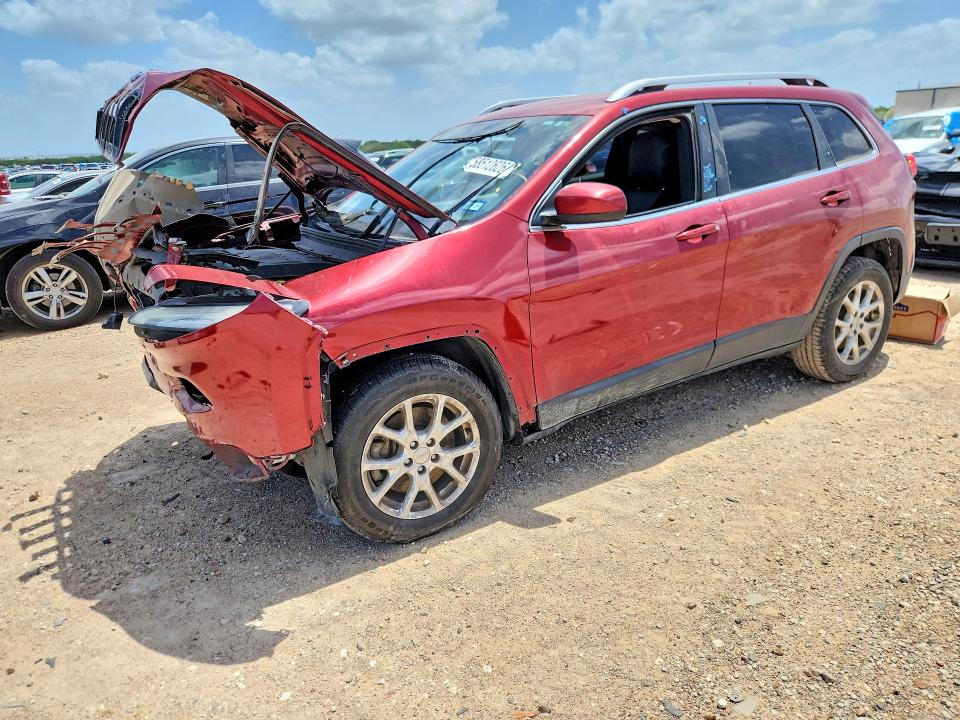 2014 Jeep Cherokee VIN 1C4PJLCS2EW155518 COPART salvage auction — FRONT END, Tx - Salvage Vehicle Title, sold $900 on 2026-07-02 (photo 1)